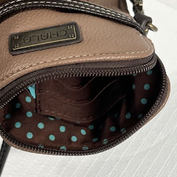 Chala CAT Cellphone Crossbody Handbag Brown PETA Approved Vegan Leather - Picture 14 of 16